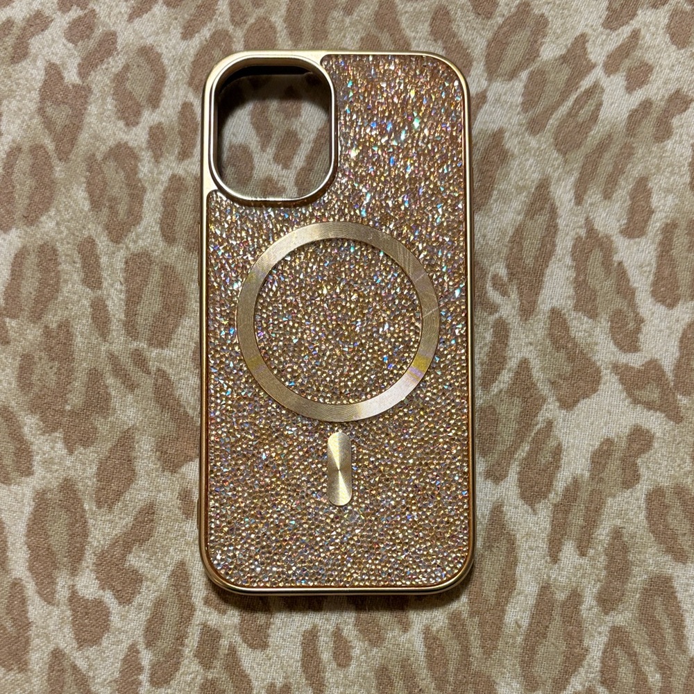 MVMT Rose Gold Glitter MagSafe iPhone Case